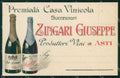 Asti Città Premiata Casa Vinicola Pubblicitaria ABRASA cartolina RB5536 – fronte