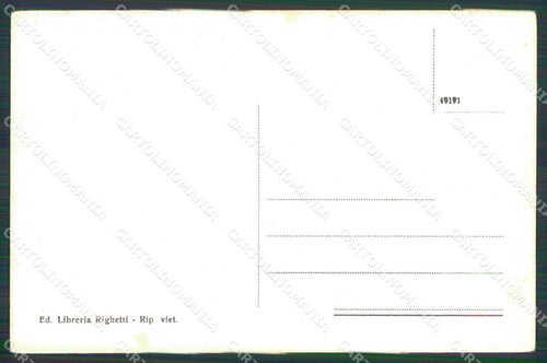Alessandria Acqui Terme Grande Albergo Antiche Terme cartolina RB5540 – retro