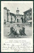 Alessandria Acqui Terme Fontana della Bollente cartolina RB5542 – fronte