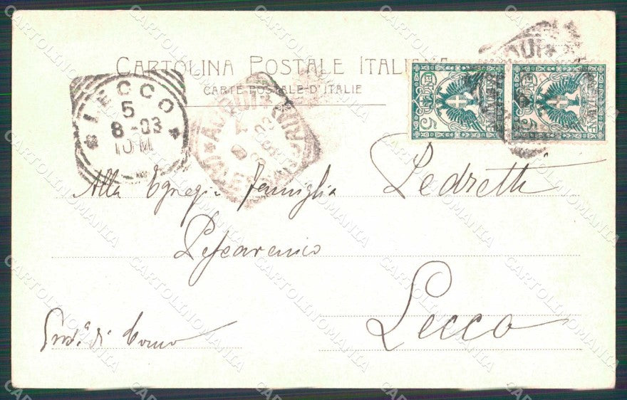 Alessandria Acqui Terme Fontana della Bollente cartolina RB5542 – retro