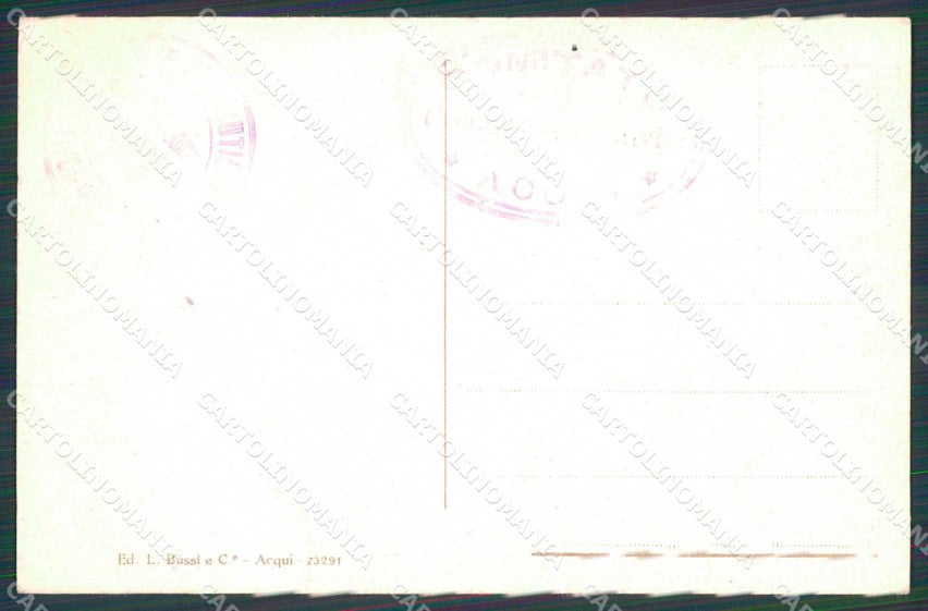 Alessandria Acqui Terme Fontana della Bollente cartolina RB5547 – retro