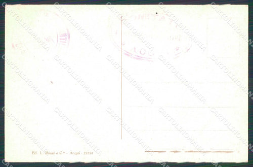 Alessandria Acqui Terme Fontana della Bollente cartolina RB5547 – retro