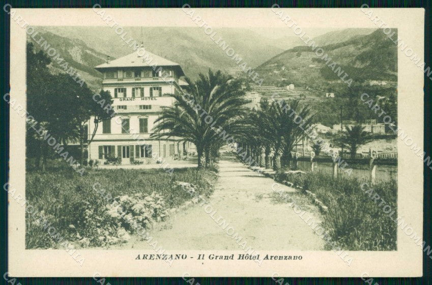 Genova Arenzano Grand Hotel Arenzano cartolina RB5565 – fronte