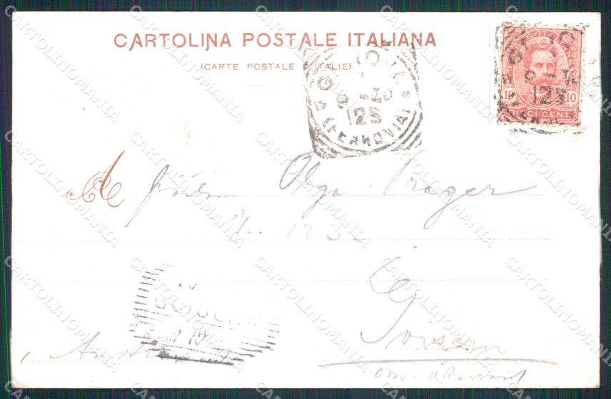 Genova Arenzano Ristorante Albergo Velocipedisti Modiano 318 cartolina RB5566 – retro