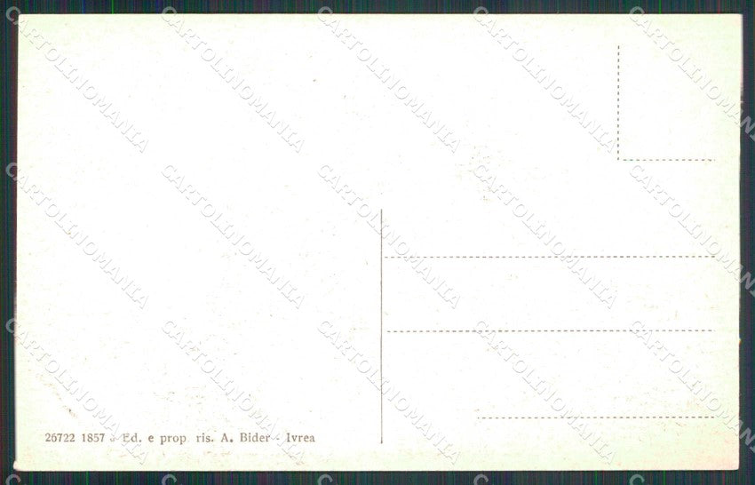 Aosta Città Torre di Bramafam cartolina RB5572 – retro