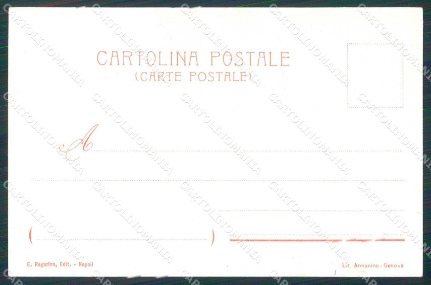 Salerno Amalfi Via per Atrani Capo d'Orso Ricciardi cartolina RB5581 – retro