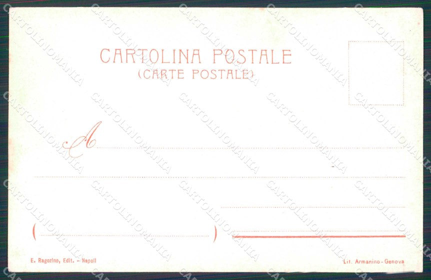 Salerno Amalfi Via per Atrani Capo d'Orso Ricciardi cartolina RB5582 – retro
