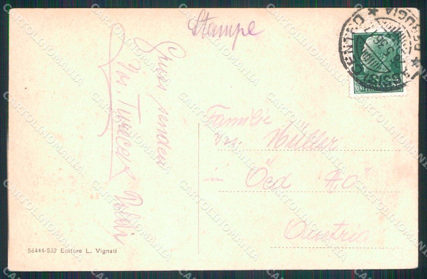 Perugia Assisi Viale Mazzini cartolina RB5588 – retro