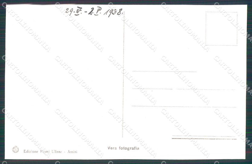 Perugia Assisi Via Portica Brunner 92 158 Foto cartolina RB5589 – retro