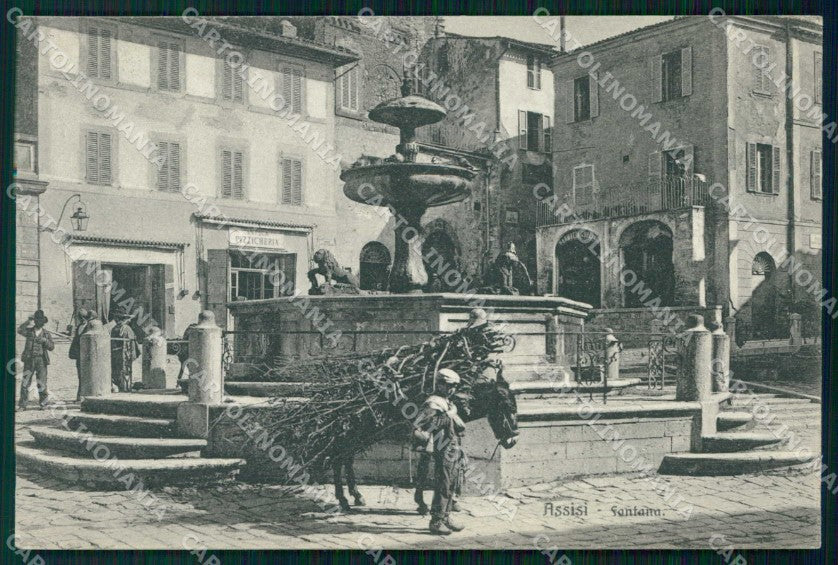 Perugia Assisi Fontana Brunner 13638 cartolina RB5591 – fronte