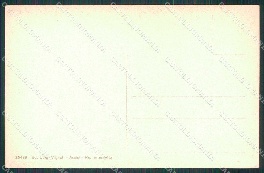 Perugia Assisi Porta Borgo San Pietro cartolina RB5595 – retro