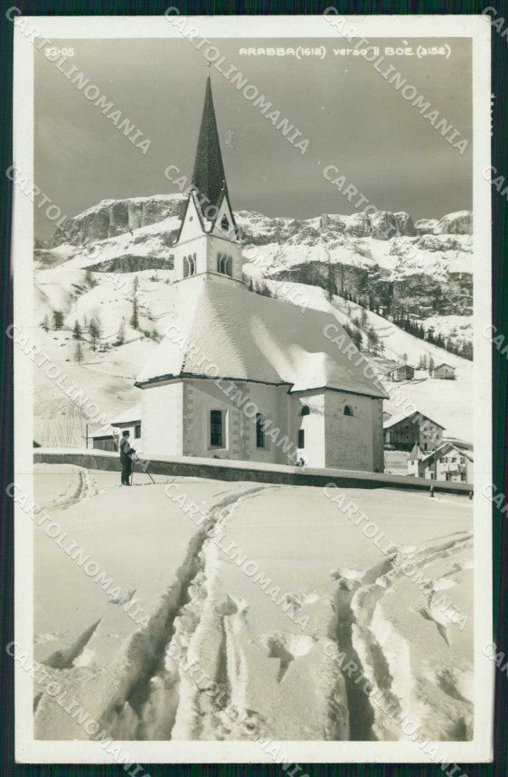 Belluno Livinallongo del Col di Lana Arabba Sci Foto cartolina RB5602 – fronte
