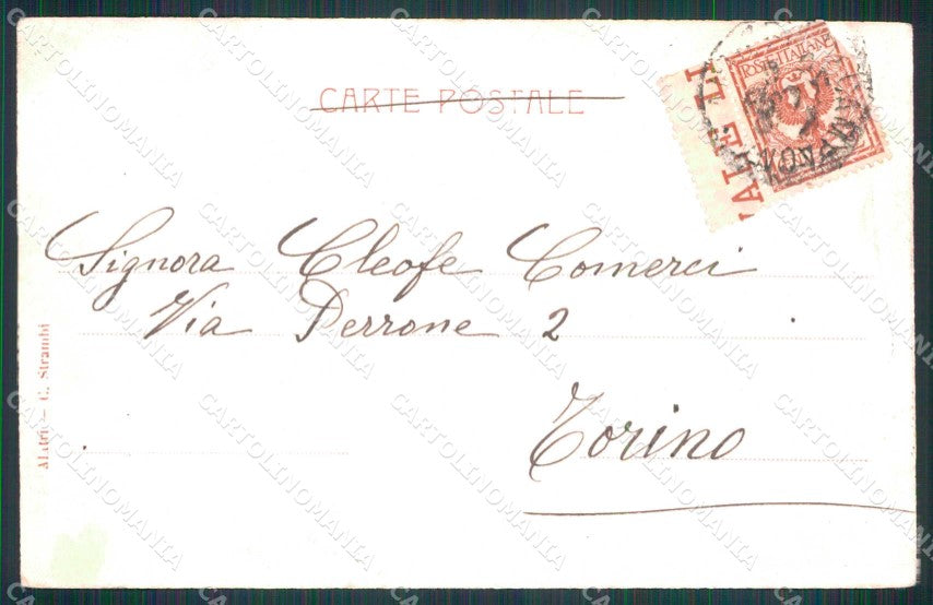 Frosinone Fiuggi Veduta Generale cartolina RB5621 – retro