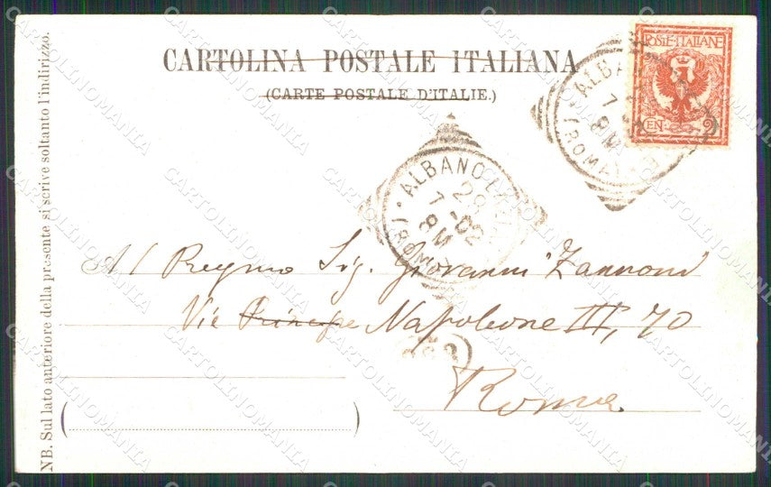 Roma Albano Laziale Elce Colossale Convento dei Riformati cartolina RB5623 – retro