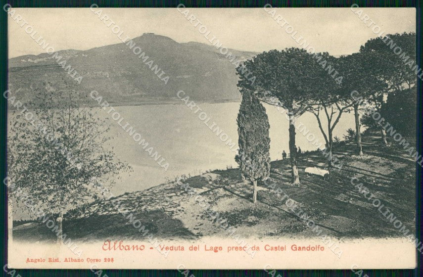 Roma Albano Laziale Veduta Lago da Castel Gandolfo cartolina RB5624 – fronte