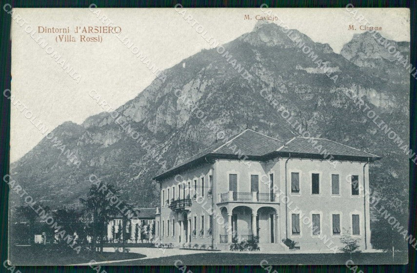 Vicenza Arsiero Villa Rossi Monte Cimone Monte Caviojo cartolina RB5663 – fronte