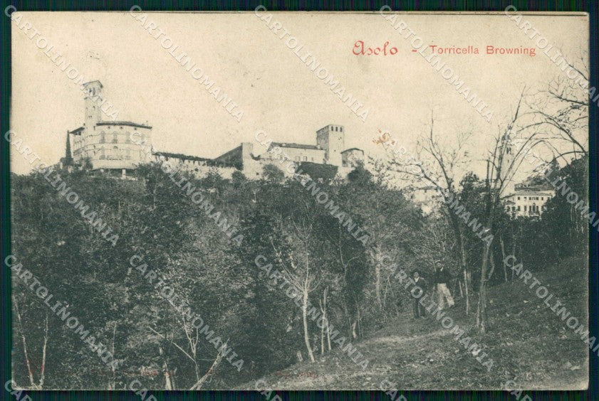 Treviso Asolo Torricella Browning cartolina RB5669 – fronte