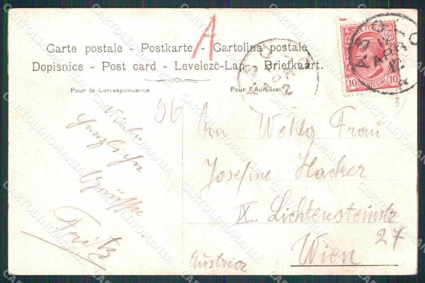 Treviso Asolo Torricella Browning cartolina RB5669 – retro