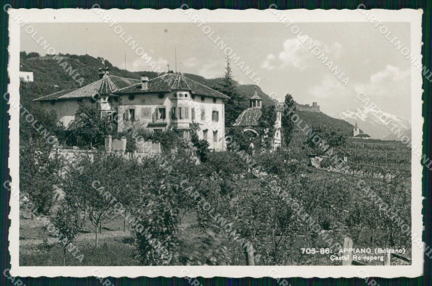 Bolzano Appiano Castel Reinsperg Franzl 705 86 Foto cartolina RB5686 – fronte