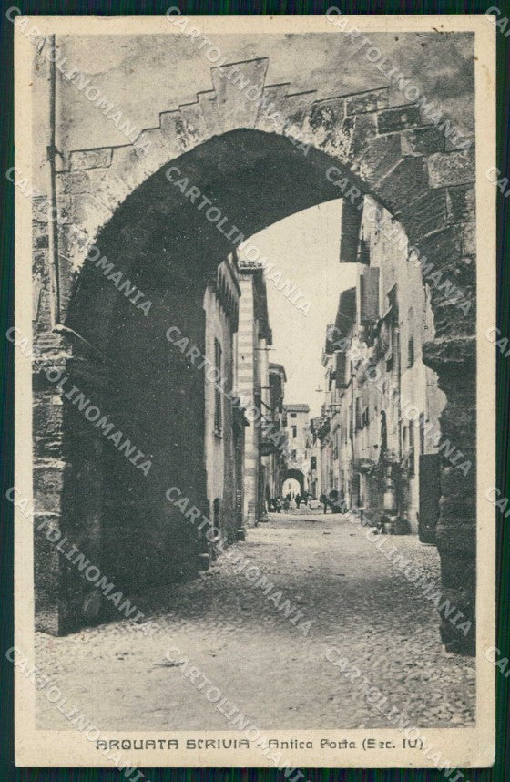 Alessandria Arquata Scrivia Antica Porta Secolo IV cartolina RB5723 – fronte