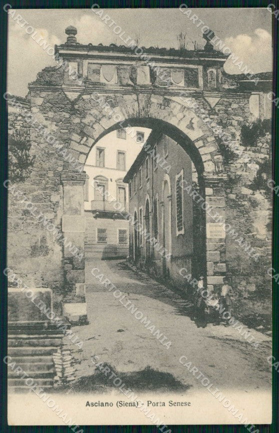 Siena Asciano Porta Senese Alterocca 8250 cartolina RB5724 – fronte