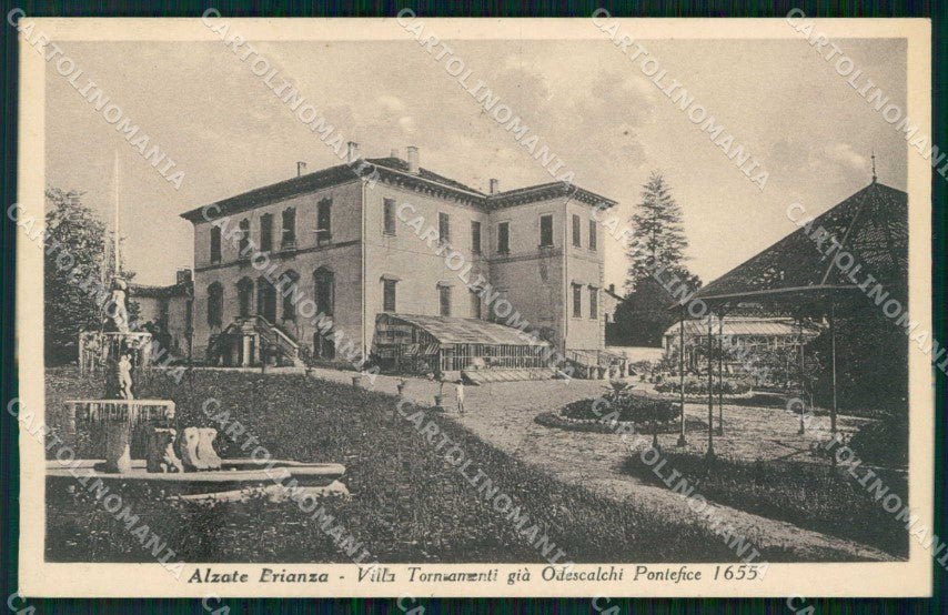 Como Alzate Brianza Villa Torniamenti già Odescalchi Pontefice cartolina RB5725 – fronte