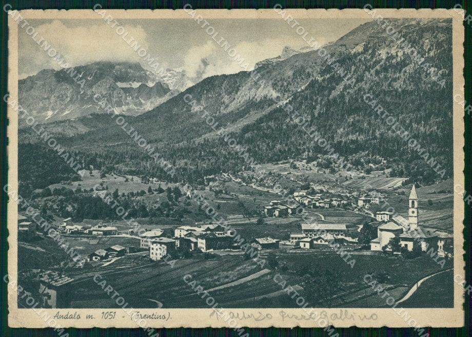 Trento Andalo Veduta Generale FG cartolina RB5751 – fronte