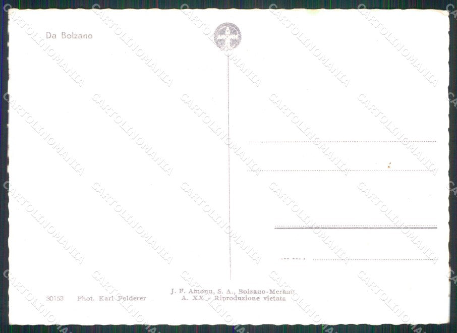 Bolzano Città Costumi FG Foto cartolina RB5759 – retro