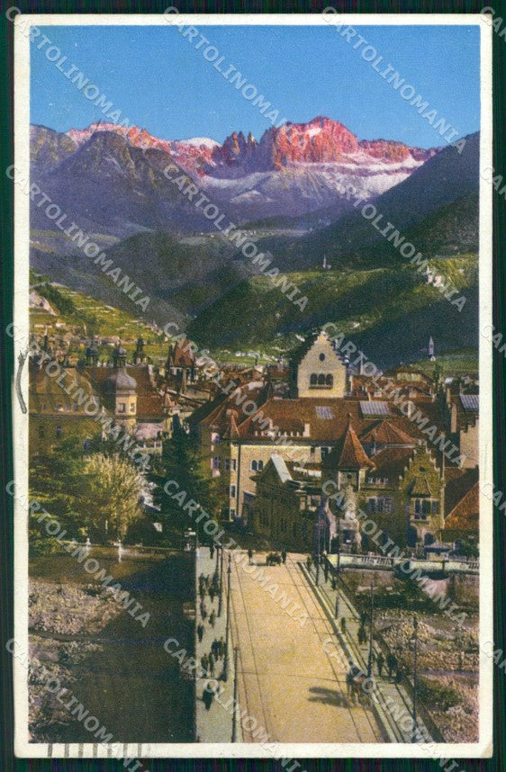 Bolzano Città Veduta Generale col Catinaccio cartolina RB5760 – fronte