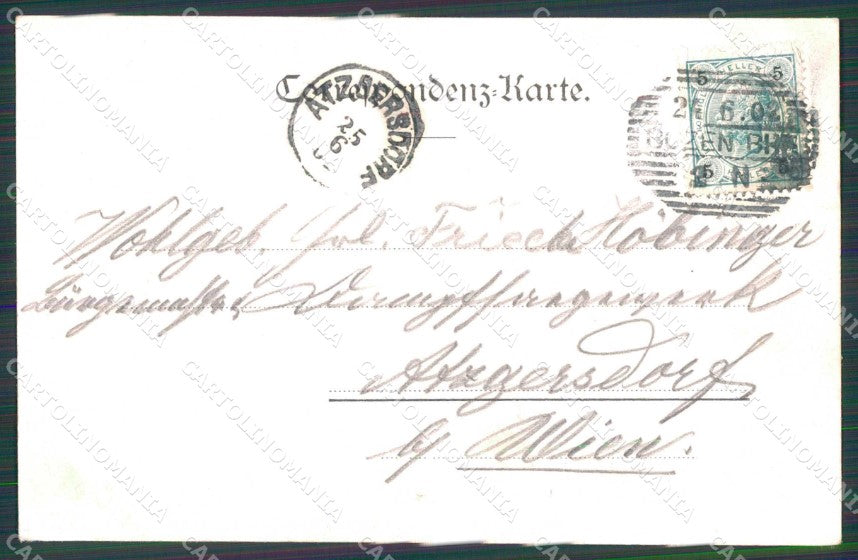 Bolzano Città Castello Runkelstein Reisch cartolina RB5767 – retro