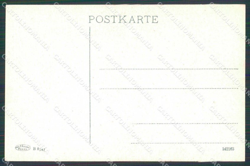 Bolzano Città Re Mitologico dei Ladini Laurino cartolina RB5772 – retro