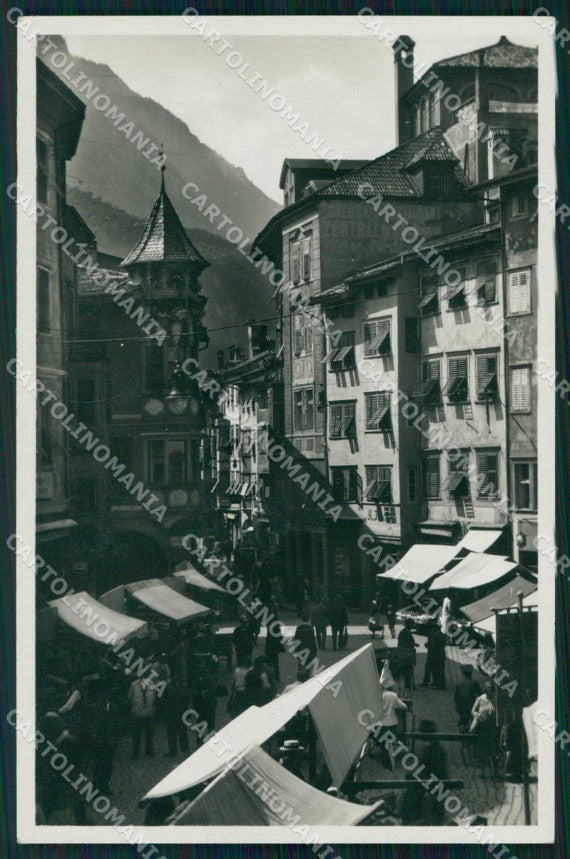 Bolzano Città Piazza delle Erbe Foto cartolina RB5779 – fronte
