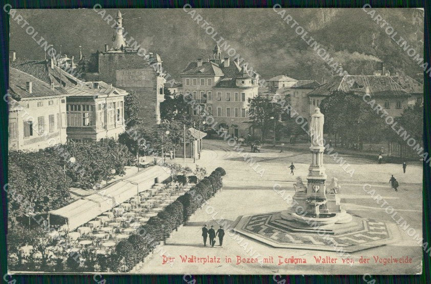 Bolzano Città Piazza Walter cartolina RB5782 – fronte