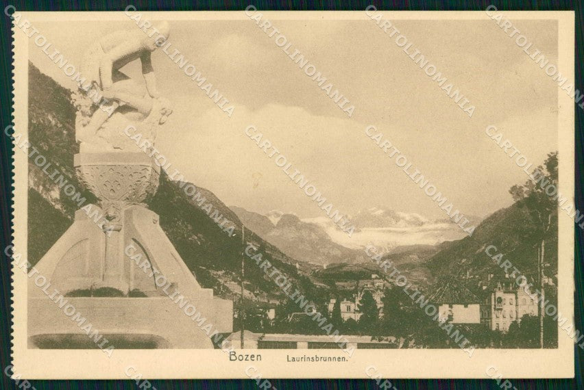 Bolzano Città Laurino Re Mitologico dei Ladini cartolina RB5786 – fronte