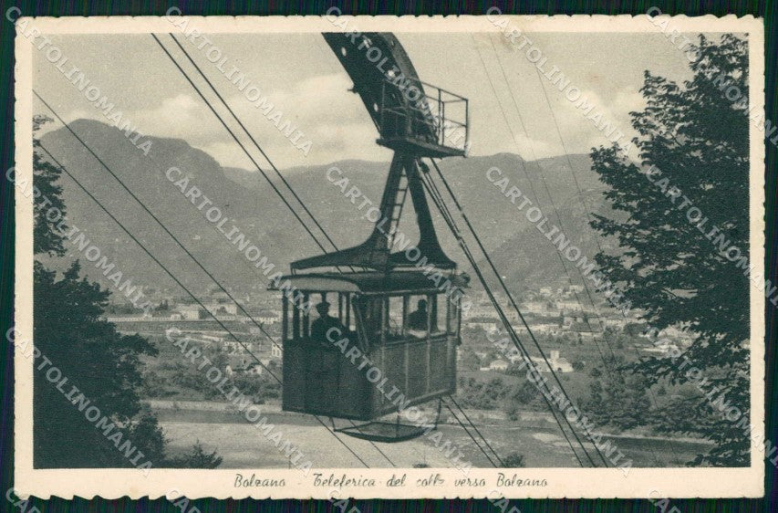 Bolzano Città Teleferica del Colle cartolina RB5794 – fronte