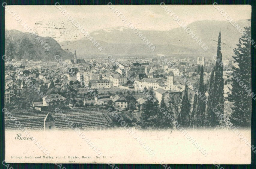 Bolzano Città Veduta Generale cartolina RB5805 – fronte