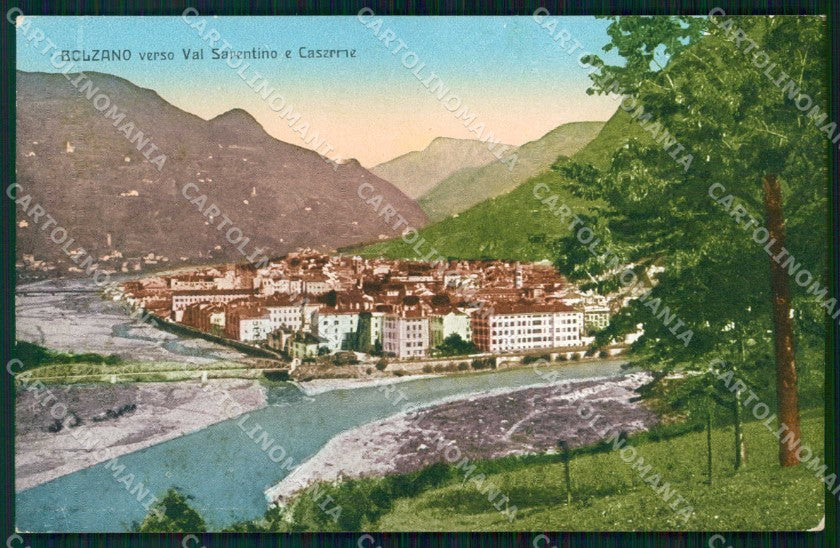 Bolzano Città Verso Val Sarentino Caserme cartolina RB5813 – fronte