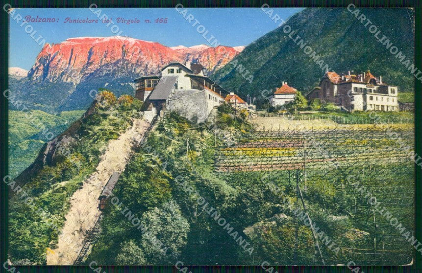 Bolzano Città Funicolare del Virgolo Franzl 500 42 cartolina RB5817 – fronte