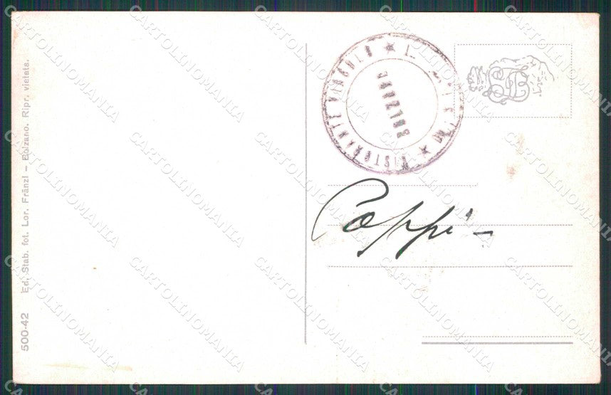 Bolzano Città Funicolare del Virgolo Franzl 500 42 cartolina RB5817 – retro
