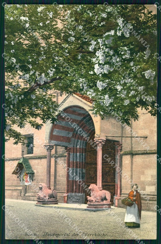 Bolzano Città Chiesa Parrocchiale cartolina RB5820 – fronte