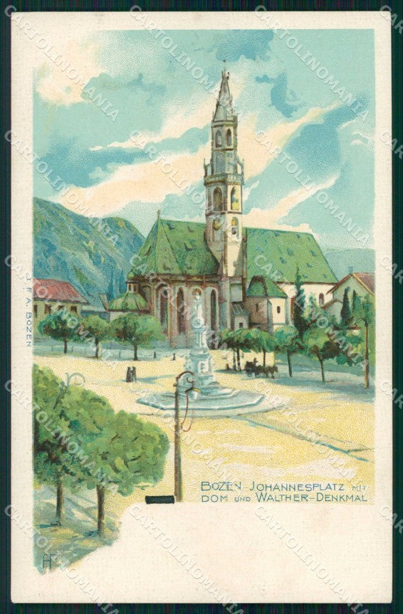 Bolzano Città Piazza San Giovanni cartolina RB5821 – fronte