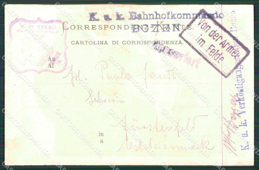 Bolzano Città Batzenhausel cartolina RB5822 – retro