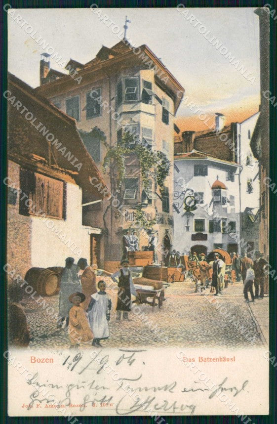 Bolzano Città Batzenhausel cartolina RB5825 – fronte