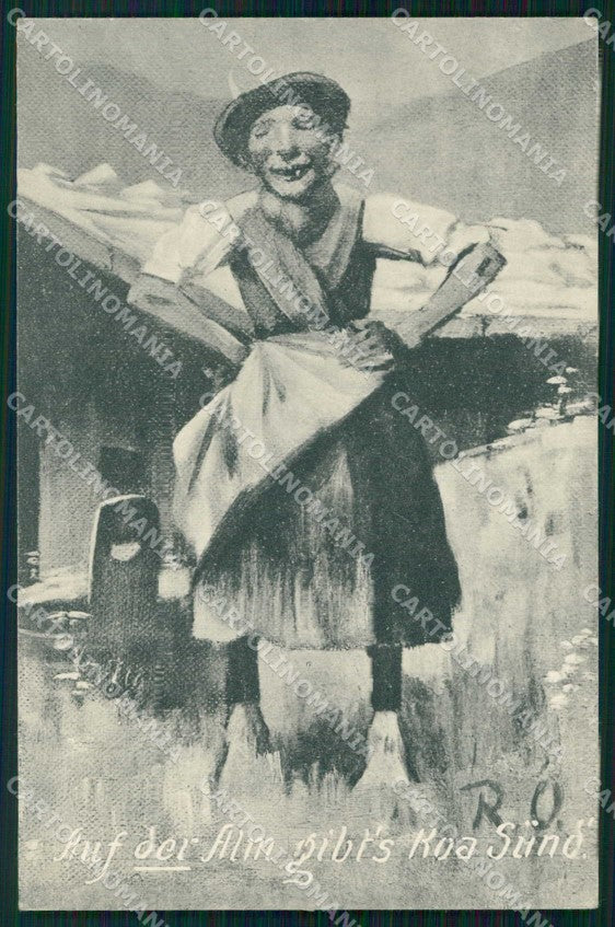 Bolzano Città Costumi cartolina RB5826 – fronte