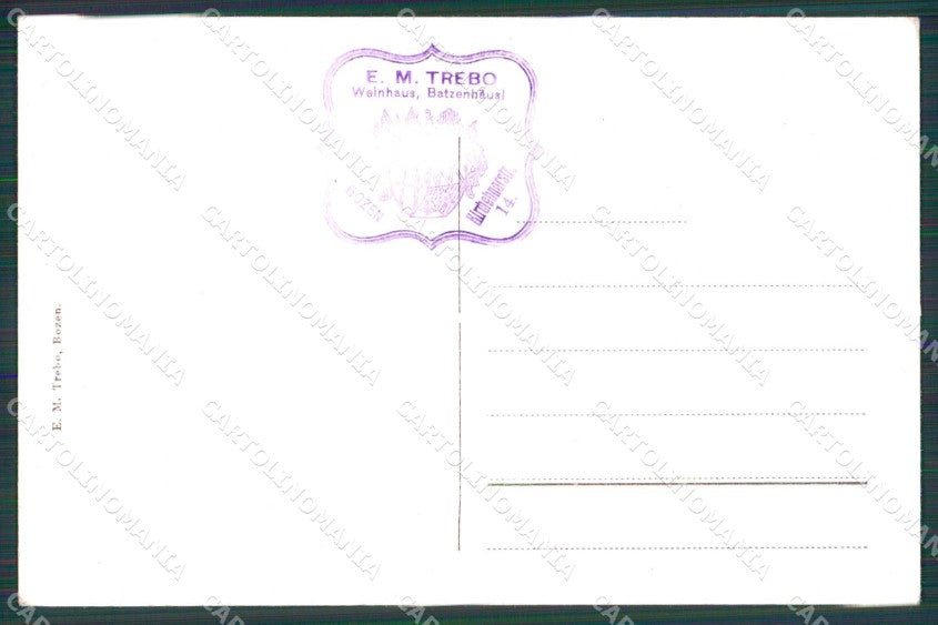 Bolzano Città Costumi cartolina RB5826 – retro