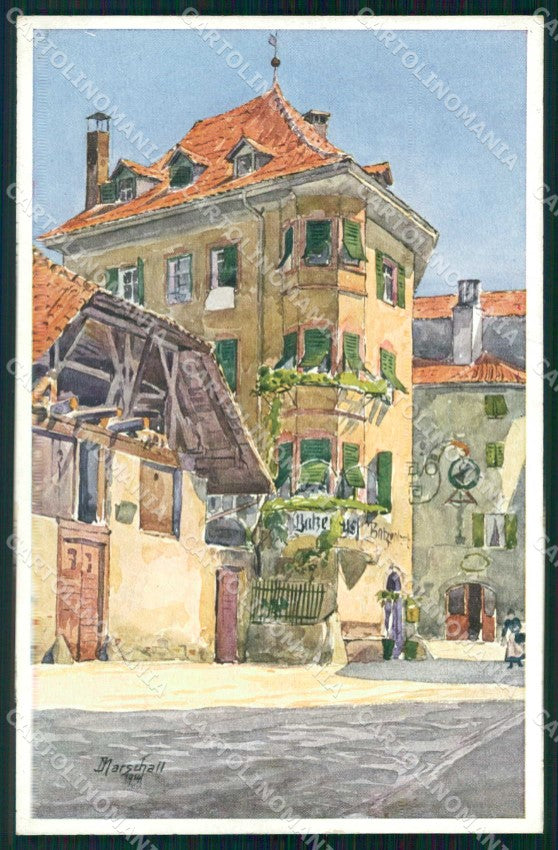 Bolzano Città Batzenhausel Marschall cartolina RB5829 – fronte