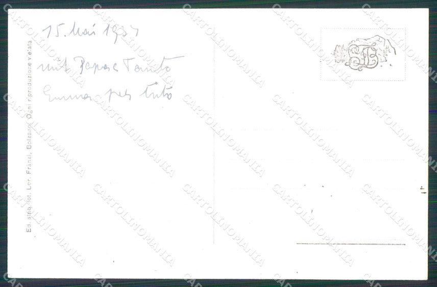 Bolzano Città Cà de Bezzi Franzl 700 165 Foto cartolina RB5832 – retro