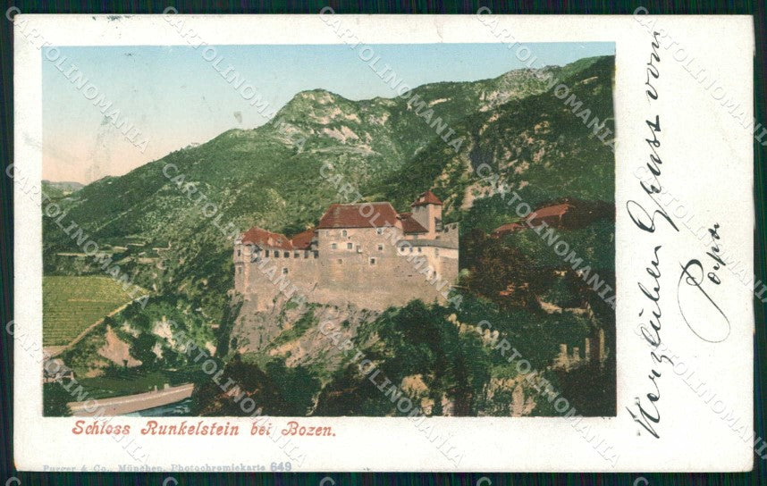 Bolzano Città Castello Runkelstein STRAPPINO cartolina RB5837 – fronte