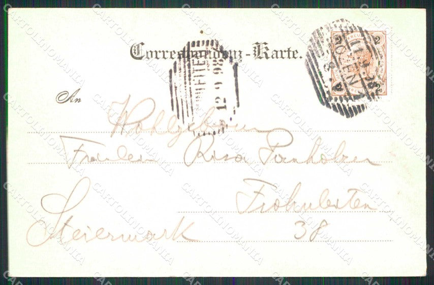 Bolzano Città Saluti da Vicolo cartolina RB5839 – retro