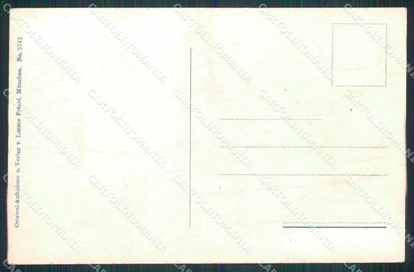 Bolzano Città Sud Tirolo Castello Franzl 5743 cartolina RB5841 – retro